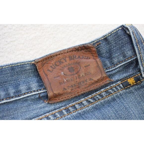 Lucky Brand 329 Classic Straight Premium Italian Denim Jeans Mens Sz 42 x 32 - Picture 1 of 10